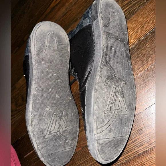 Louis Vuitton,Pre-owned Trainer Sneaker Boot High Leather High Trainers In Black - Picture 6 of 8